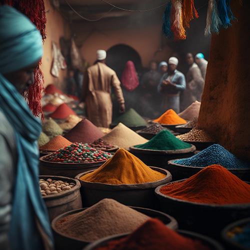 View of UNESCO Sites of Morocco