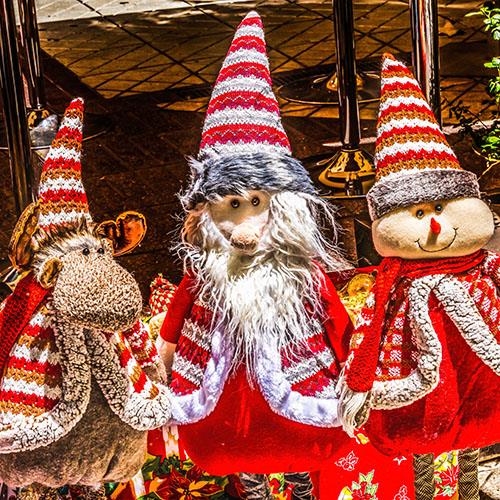 View of Christmas in Chile - Santiago