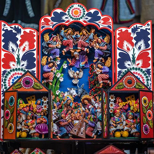 View of Christmas And New Year In Latin America