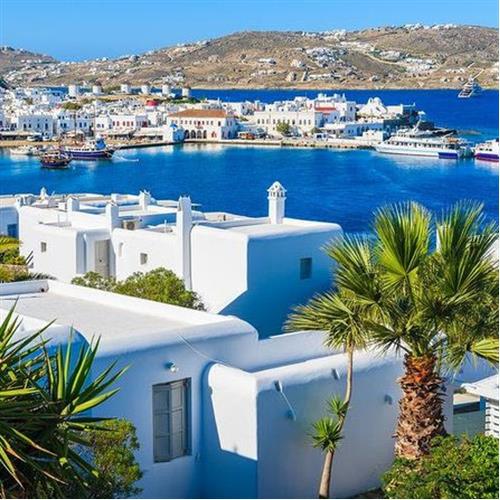 View of Mykonos, Greece