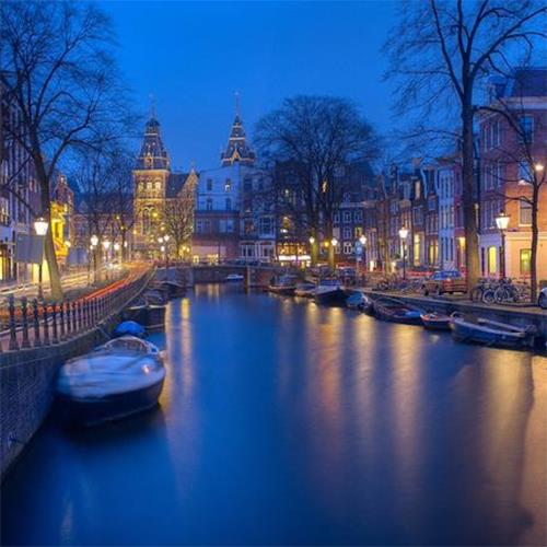 View of Amsterdam, Netherlands
