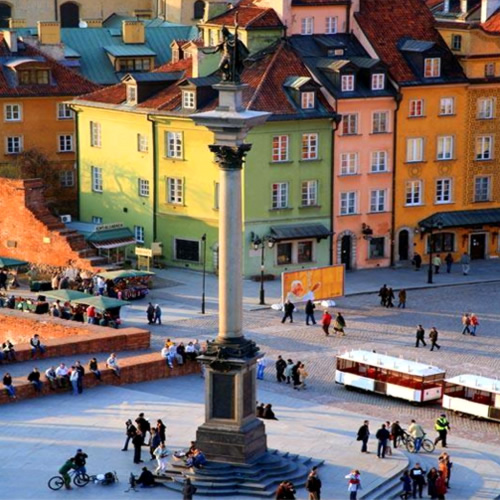 View of Warsaw, Poland