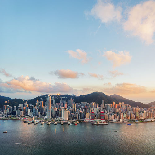 View of Hong Kong City